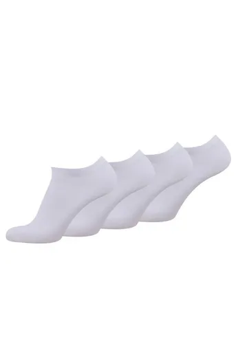 TOM TAILOR Unisex - Erwachsene Sneakersocke 4 er Pack 9415 / sneaker 4 pack, Gr. 39-42, Weiß (white - 660)