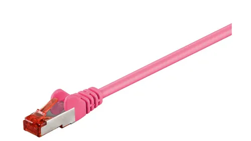 CAT 6 Kabel łączący, S/FTP (PiMF), Purpurowy