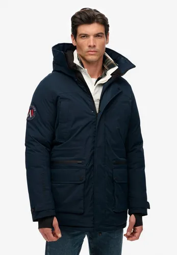 Superdry M5011909A City Padded Parka für Herren in Navy (L) von Superdry