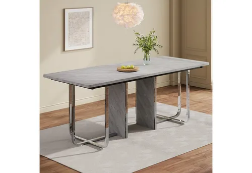 Merax Metall-Etagenbett 90x200cm mit Schreibtisch und Stauraumtreppe