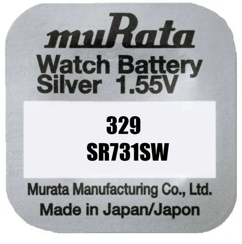 1* SONY Murata 329 SR731SW Uhren Batterie Knopfzelle Silberoxid 1,55V ÖZENSAAT