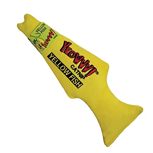Rosewood 63102 Yeowww! Katzenspielzeug gelber Fisch von YEOWWW