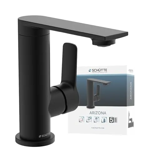Schütte Waschtischarmatur ARIZONA in schwarz von Schütte