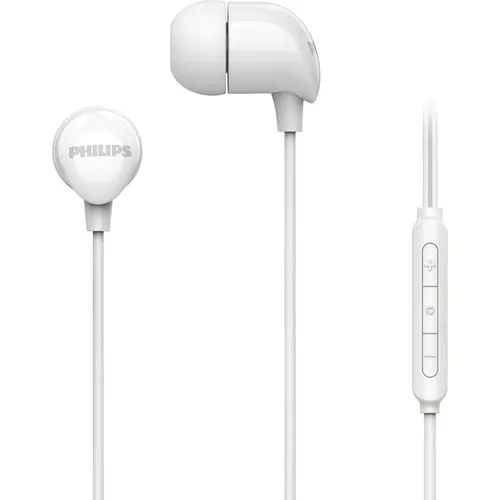 Philips CUFFIE IN EAR CABLATE CON MICROFONO - BIANCO (TAE2146WT/00) (Keine Geräuschunterdrückung, Kabelgebunden) (TAE2146WT/00)