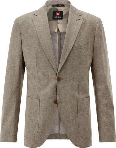 CG Club of Gents Sakko CG Carter-J beige 52 - Elegantes Slim Fit Sakko für Herren in Dunkelbeige, ideal für Business- & Abendmode. Aus hochwertigem Material für optimalen Tragekomfort und einen stilvollen Auftritt.
