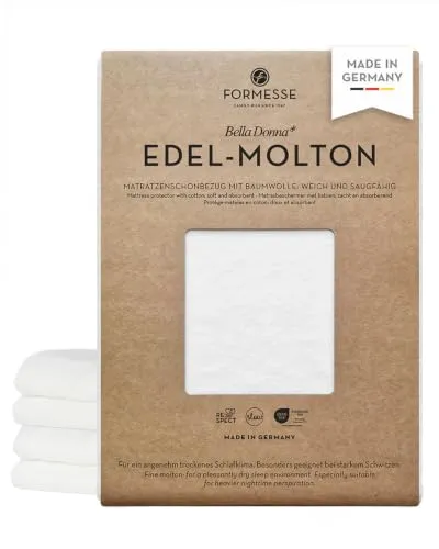 Bella Donna Edel-Molton La Piccola Schonbezug Topper: bei starkem Schwitzen