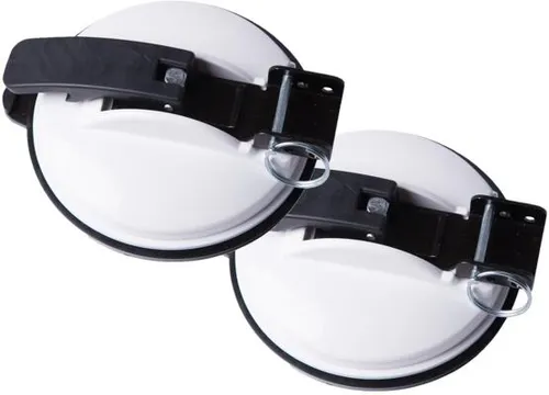 Parts Camping Markisenhalter 2er Set für Thule, Fiamma & Dometic - Zubehör für Wohnmobilzelte – sekundenschnelle Installation mit UV-beständigen Saughaken für sicheren Halt auf glatten Oberflächen.