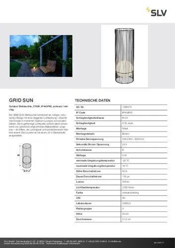 SLV 1008476 Stehlampe 1St. von SLV