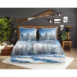 Good Morning Wendebettwäsche Albert, 2-teilig aus Biber-Flanell