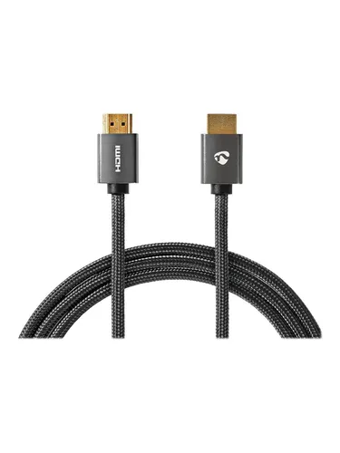 Nedis HDMI cable with Ethernet - 2 m