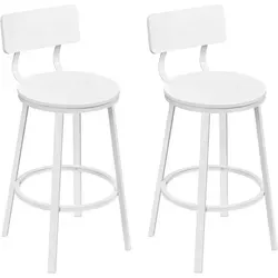 Woltu Barhocker (2 St) in weiß von WOLTU