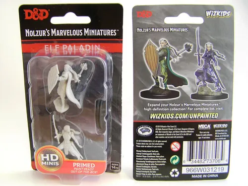 WZK73706 - D&D Nolzur's Marvelous - Unpainted Miniatures - Female Elf Paladin