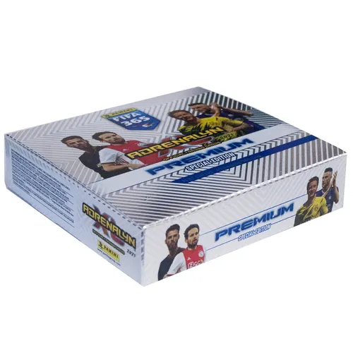 Adrenalyn XL Fifa 365 2021 - PREMIUM Special Edition Display - Entdecken Sie das Display mit 10 Boostern der Adrenalyn XL Fifa 365 2021 Special Edition. Perfekt für Sammler und Fußballfans, bietet einzigartige Karten aus der Champions League.