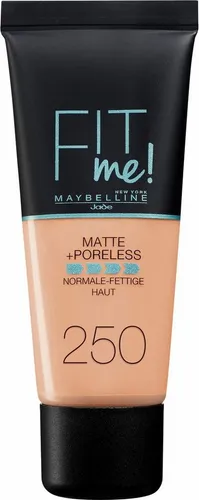 MAYBELLINE NEW YORK Foundation FIT ME! MATTE + PORELESS MAKE-UP, für einen natürlich mattierten Teint, leichte bis mittlere Deckkraft