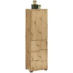 Mid.you Midischrank Eiche Artisan - Bad-Kommoden mit 1 Fach und 3 Schubladen, ideal für zusätzlichen Stauraum im Badezimmer, stilvolles Design in Eiche Artisan.