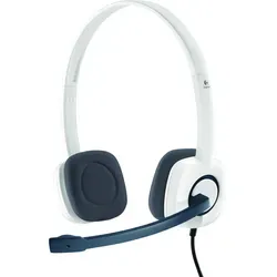 Logitech Stereo Headset H150 On Ear Klinke - Kopfhörer für Büro und Callcenter mit kristallklarem Stereoklang und Mikrofon mit Geräuschunterdrückung für klare Kommunikation. Ergonomisches Design mit gepolsterten Ohrmuscheln sorgt für stundenlangen Komfort.
