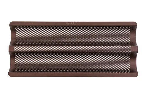 Sallys Baguetteblech Antihaft, Spülmaschinengeeignet, für 2 Baguettes, Abgekupfert