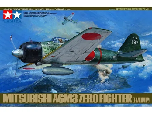 Tamiya 61025 A6M3 Type 32 Zero Fighter 1/48