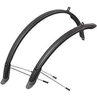 Fahrradschutzblech-Set schwarz 28
