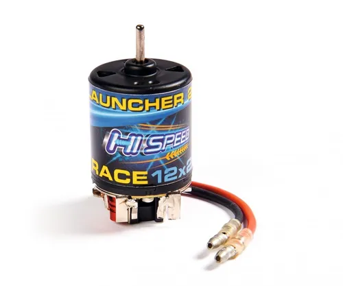 Carson 500906280 E-Motor: Elektromotor Launcher 2.0 Race 12T Motor - Sonstige, leistungsstarker Elektromotor für 1:4 Modelle, aus hochwertigem Aluminium für optimale Leistung und Haltbarkeit.