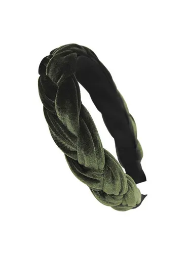 axy Haarreif Haarreif Samt Flechtoptik, Trachten geflochten Vintage Damen Haareifen Haarband