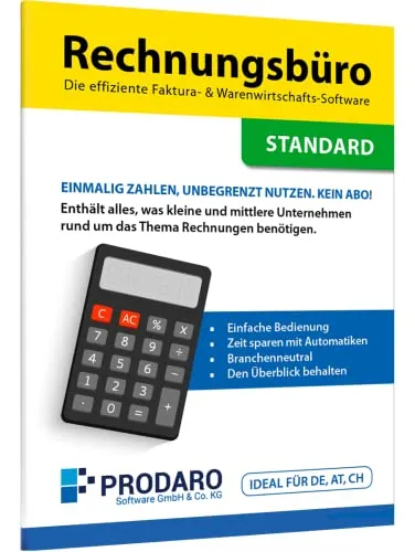 Rechnungsprogramm von Prodaro Software GmbH & Co. KG