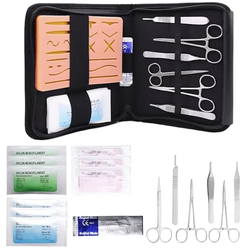 Behogan Chirurgisches Nahtset – Suture Practice Kit für Medizinstudenten
