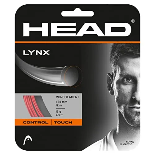 HEAD Lynx Set Tennis-Saite, Rot, 1.20 Mm / 18 g von HEAD