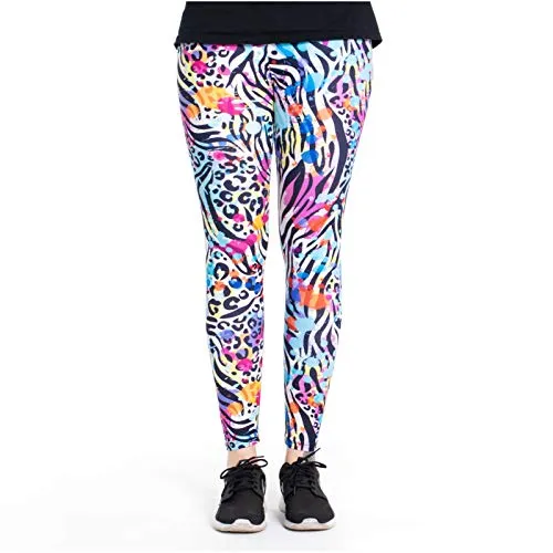 cosey - Festival-Party-Line Leggings (Einheitsgröße) - (Wild 80's)