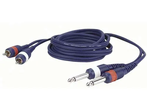 Mono Jack to 2 RCA Connector 150cm 2 von DAP Audio