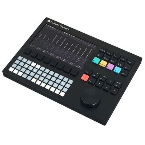 Polyend Tracker+ B-Stock - 16-Spuren Drum Machine und Synthesizer - B-Stock Synthesizer mit 16 Spuren, 5 Synth-Engines und 48 multifunktionalen Pads; ideal für kreative Musikproduktion und Sampling.