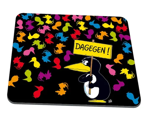 Uli Stein Mousepad Mauspad **Dagegen**