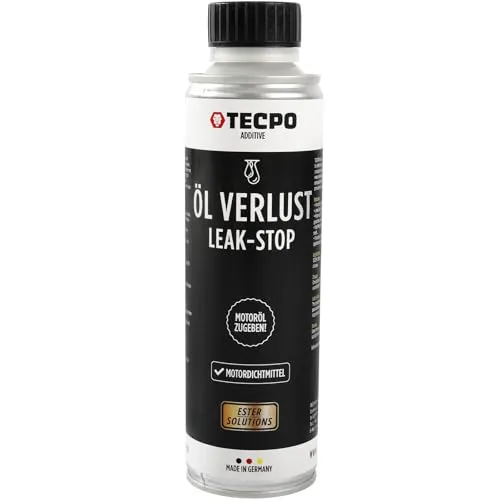 TECPO Ölverlust Stop Ester 300 ml Motordichtmittel Motor-Öl Leak Stop Ölverlust