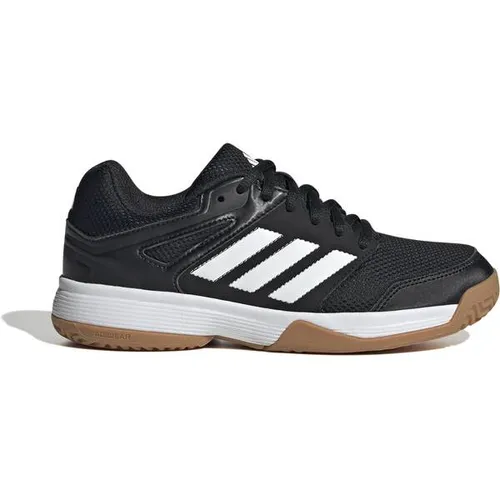 ADIDAS Kinder Volleyballschuhe Speedcourt k - Volleyballschuhe für Kinder mit griffiger Gummiaußensohle und atmungsaktivem Obermaterial, ideal für jedes Match. Hergestellt aus mindestens 20 % recycelten Materialien für einen nachhaltigeren Fußabdruck.