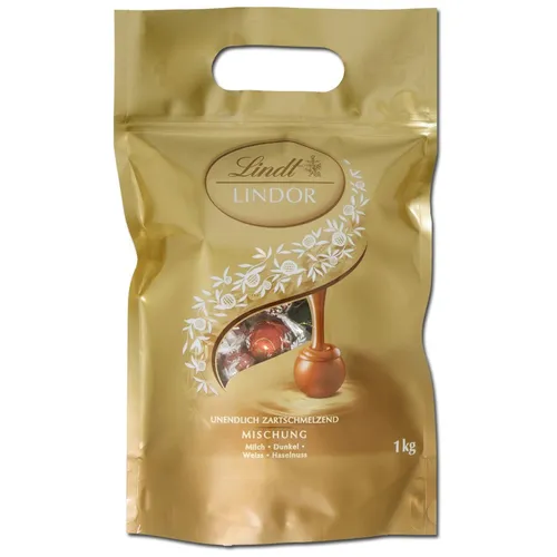 Lindt Lindor Mischung, Schokolade, 1kg Beutel