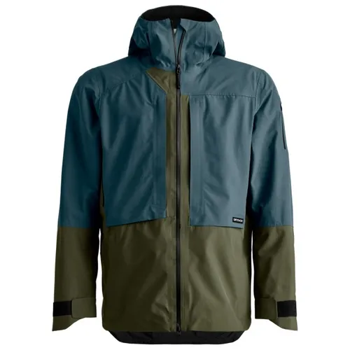 ORTOVOX RAVINE PLUS 3L JACKET M - Herren Funktionsjacke - Technische Freeride-Jacke mit atmungsaktivem Material für optimalen Komfort und Schutz. Ideal für Powder-Tage mit Belüftungsreißverschlüssen und helmkompatibler Kapuze.