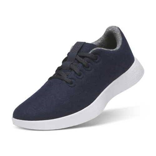 allbirds Sneaker Wool Runner NZ (Merinowolle) navyblau Damen, Größe Euro (US): 38,5 (8,5) - Der Wool Runner NZ vereint elegantes Design mit höchstem Tragekomfort. Hergestellt aus ZQ-zertifizierter Merinowolle und einer innovativen Zwischensohle aus Zuckerrohr, bietet er eine ideale Passform und nachhaltige Materialien.