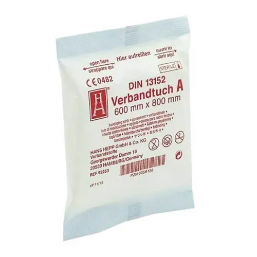 Verbandtuch 60x80cm steril · 1 St · PZN 00056130