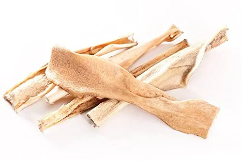 mascota vital - Getrocknete Pferdehaut für Hunde – Natürlicher Kausnack zur Zahnpflege & Gelenkgesundheit – Langer Kauspaß, 100% ohne Zusatzstoffe, auch für Allergiker (Pferde-Haut)