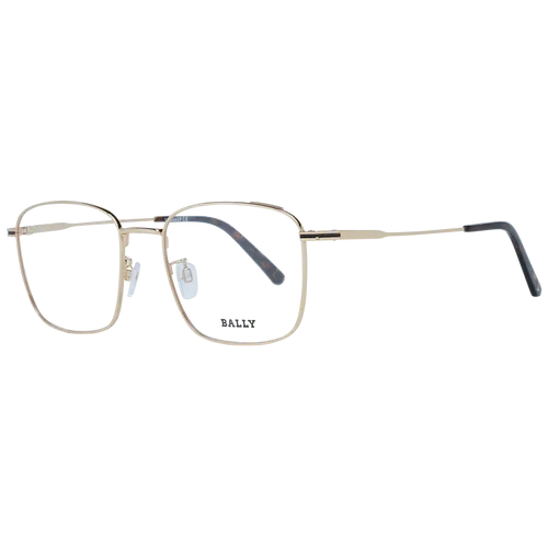 Bally Brillengestell BY5039-D 54030 in Gold - Elegantes goldfarbenes Brillengestell aus robustem Metall im quadratischen Design. Ideal für einen stilvollen Look mit einer Fassungsbreite von 140 mm.