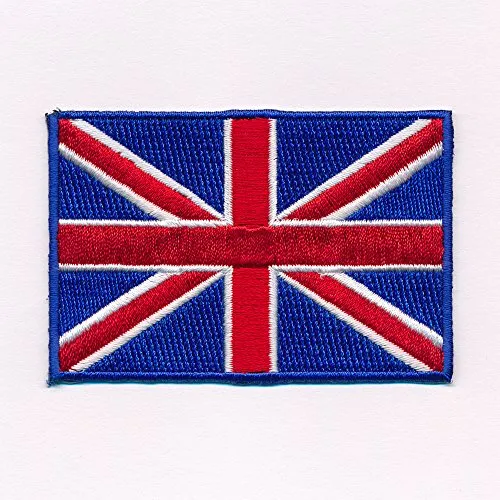 hegibaer 40 x 25 mm Königreich Großbritannien London Flag Patch Aufnäher Aufbügler 0635 A
