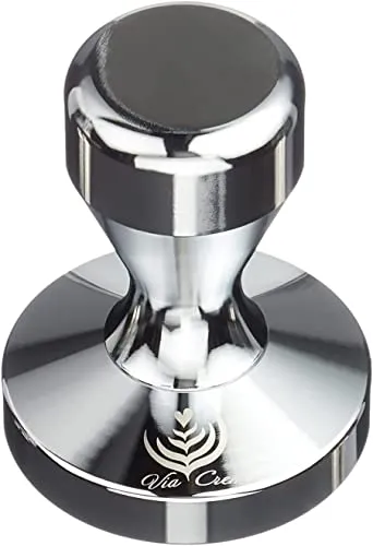 VIA CREMA Kaffee Tamper. Siebträger Tamper. Espresso Tamper 58 mm Stainless Steel (Tamper 58 mm) Kaffeemaschine Siebträger Zubehör