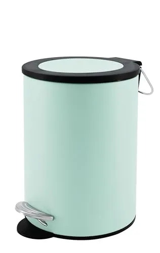 Ridder Kosmetikeimer Beauté 3 Liter - Eleganter Kosmetikeimer aus Edelstahl mit Soft-Close und Easy-Empty Funktion für müheloses Entleeren, ideal für jedes Badezimmer.