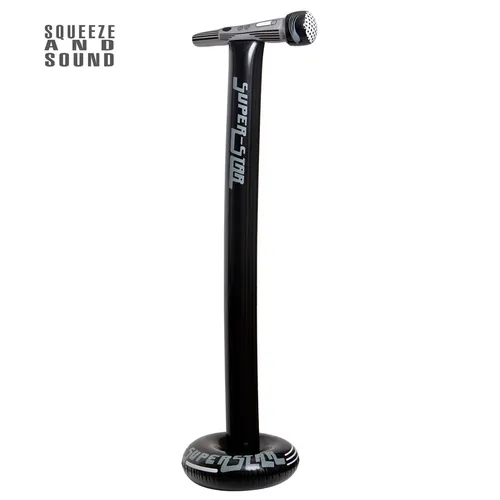 Mikrofon für 80er Jahre Party Standmikrofon für Bad Taste Mottoparty