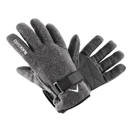 Black Crevice Fleece Handschuhe, BCR077347, grau, Gr. M