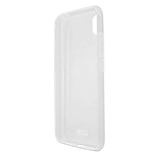 caseroxx Schutzhülle für Gigaset GS110 in transparent – Flexibles TPU-Case aus stoßfestem Gummi, passgenaue Handy-Tasche mit Kantenschutz & rutschfestem Grip