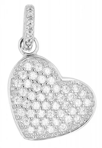 Adelia´s Kettenanhänger zeitloser Herz Anhänger aus 925 Sterling Silber