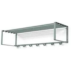 Spinder Design Wandgarderobe Rex Stahl Dusty Green in grün von Spinder