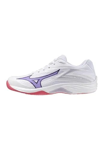 Mizuno Thunder Blade Z Indoor-Sportschuhe für Damen - Hallenschuhe für Volleyball, neu gestaltete Sohle für optimalen Komfort und Stabilität. Gepolsterte Zwischensohle und abriebfeste Gummilaufsohle bieten starken Grip auf dem Platz.