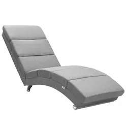 Casaria Relaxliege London XXL, ergonomisch gepolstert - Liegen mit ergonomischer Stoffpolsterung, ideal für entspanntes Liegen. Belastbarkeit bis 180 kg, perfekt für den Innen- und Außenbereich.